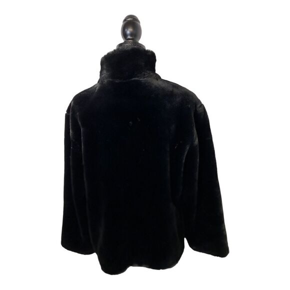 FAUX Short Mink Jacket - Picture 3 of 9